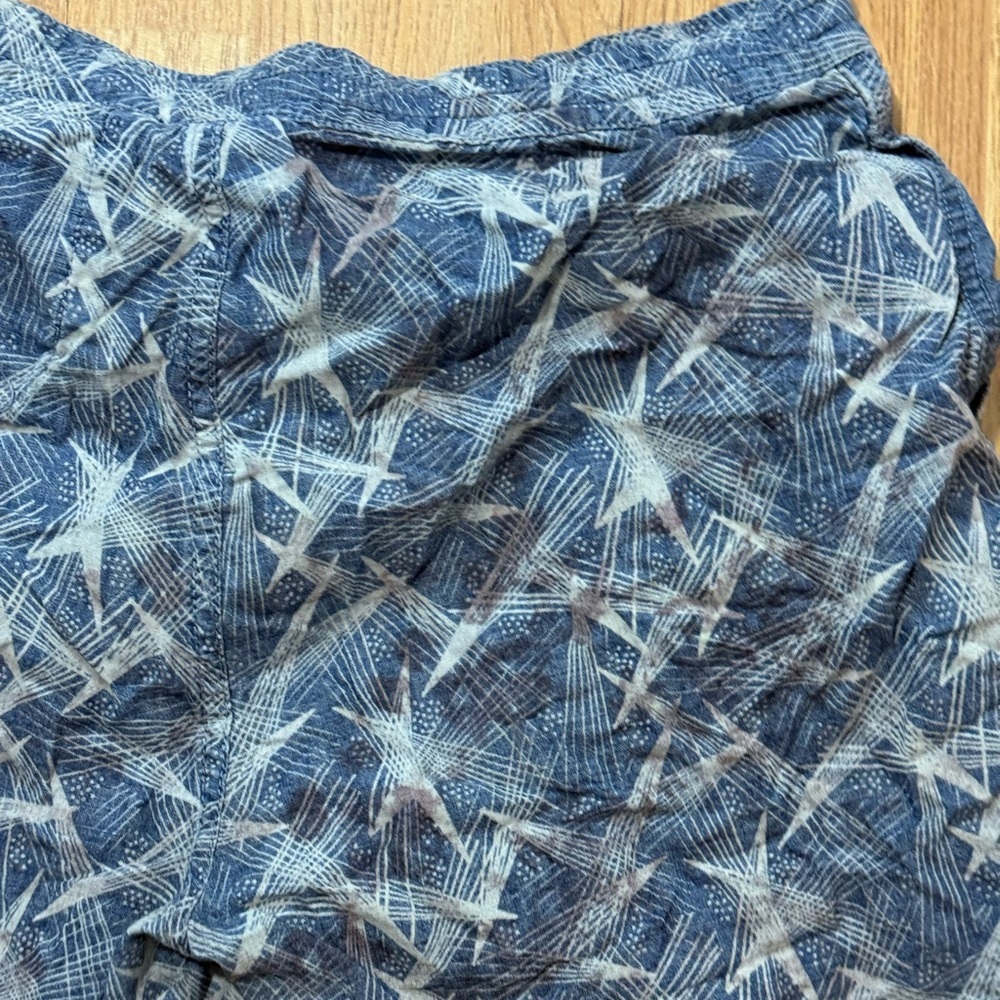 YMC Denim Star Patterned Shorts - Picture 5 of 5
